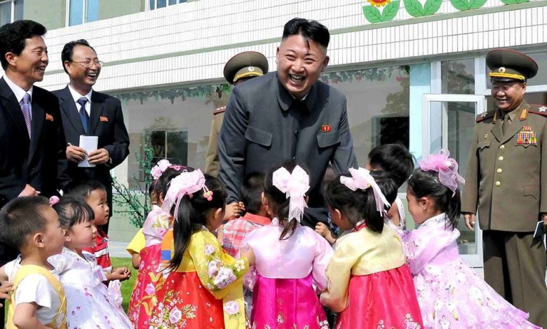 The respected Comrade Kim Jong Un among children (June 2013)