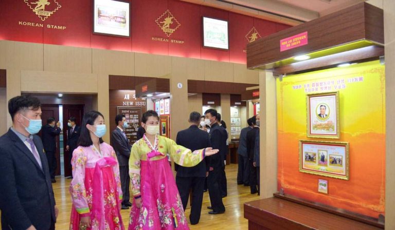 Stamp exhibition was held at the Korean Stamp Exhibition House.